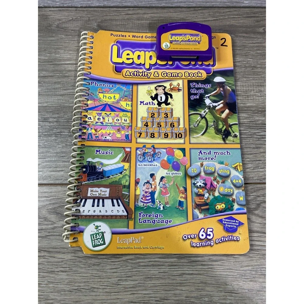 Leap's Pond Leap Frog Leap Pad - Activity & Game Book &‎ cartridge